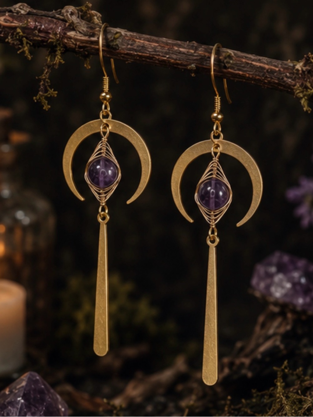 Hand crafted boho earrings